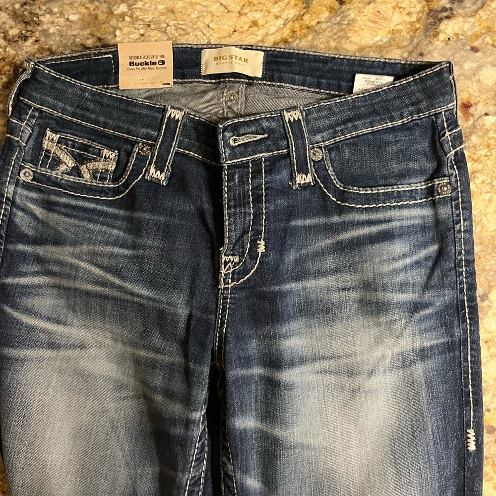 Big star womens jeans Maddie Boot cut 28 long new with tags